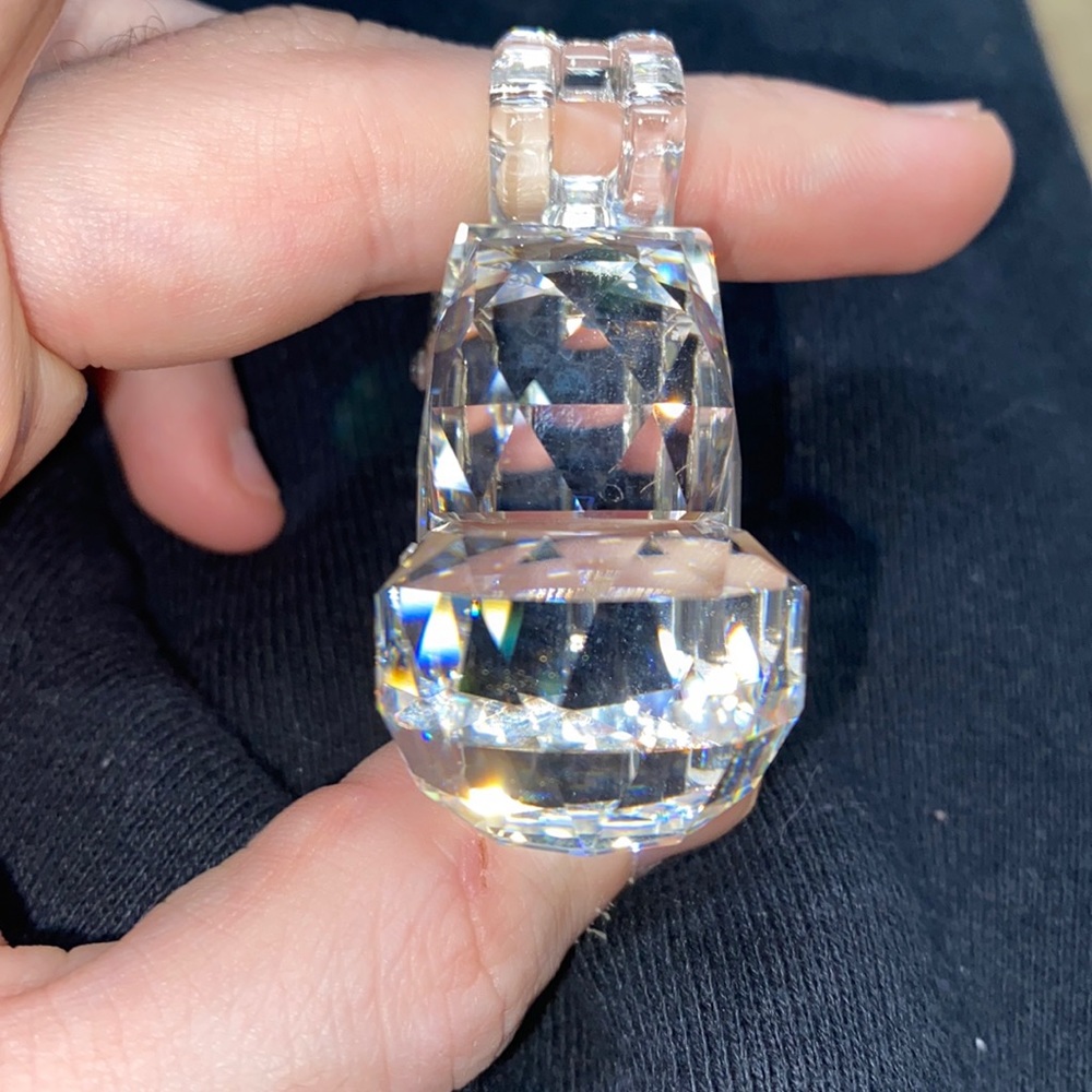 1997 baby carriage Swarovski Crystal